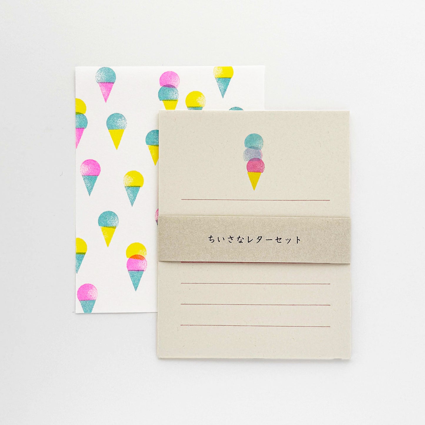 Small Letter Writing set Ice Cream