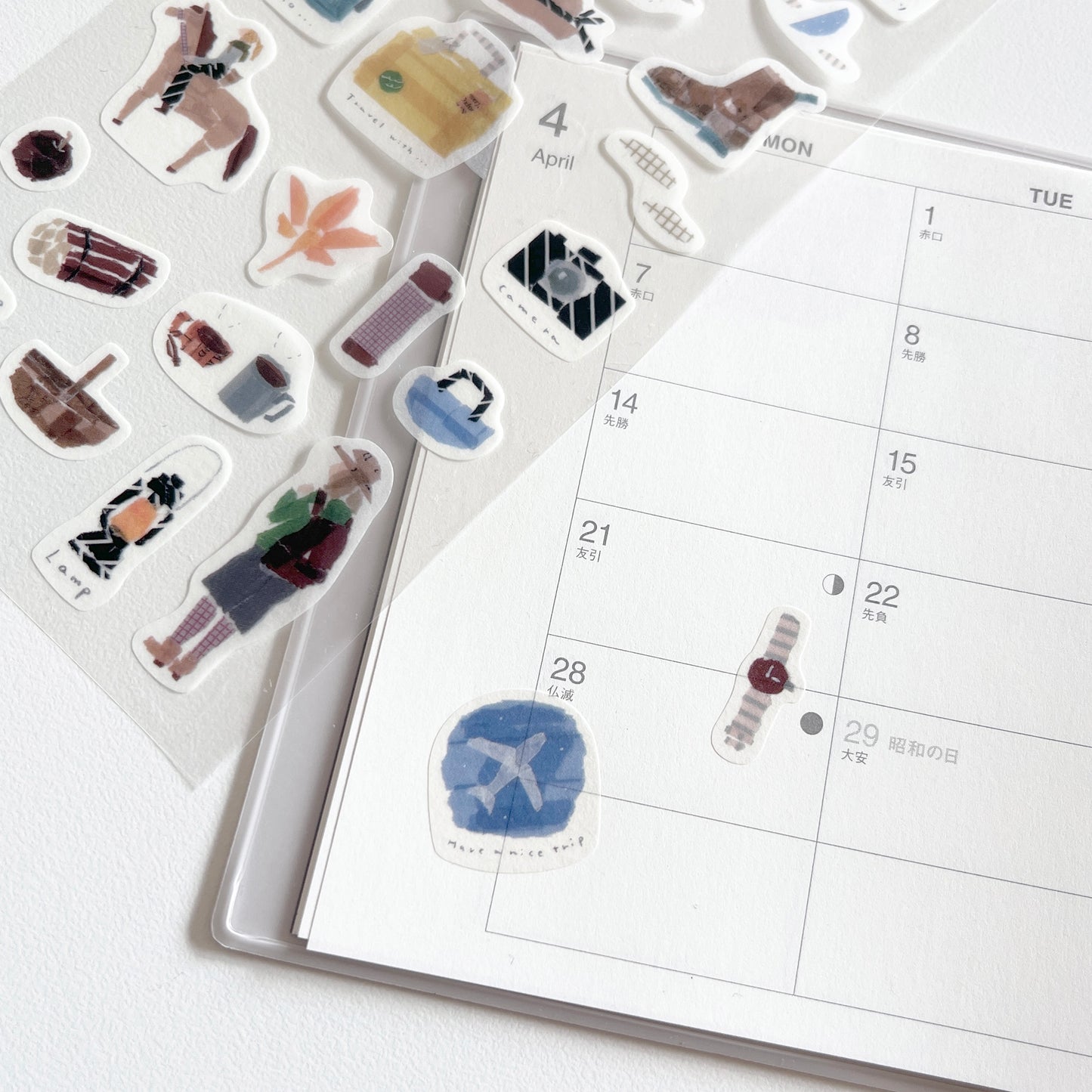 SAIEN × Miki Tamura Chigiri-e Masking Stickers Trip