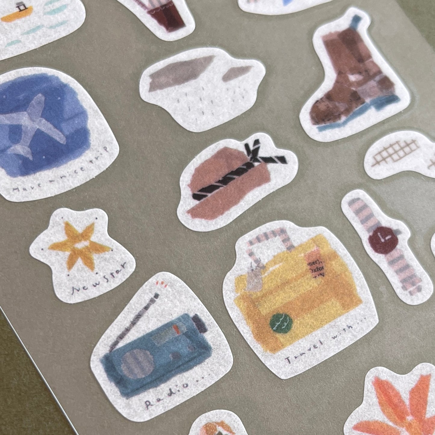 SAIEN × Miki Tamura Chigiri-e Masking Stickers Trip