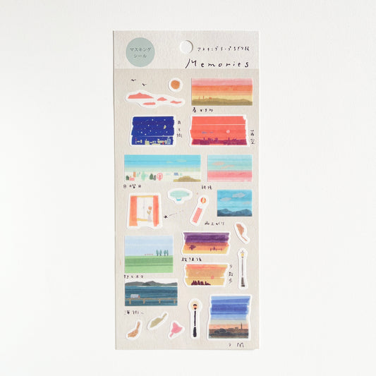 SAIEN × Miki Tamura Chigiri-e Masking Stickers Memories